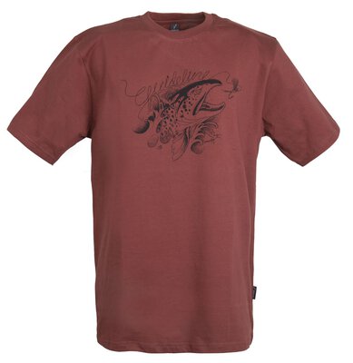 Guideline Angry Trout ECO Tee - Brick